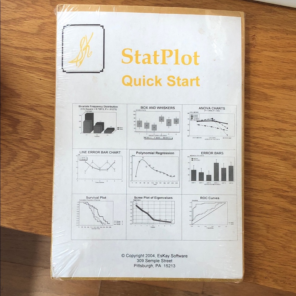 StatPlot Quick Start - Yellow Cover Reference Guide